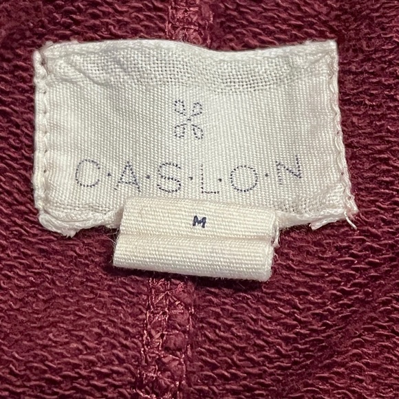 Women’s Caslon casual sweatshirt-style dress in crimson red, size medium - Picture 9 of 9